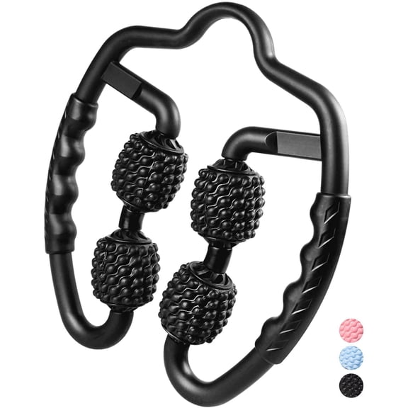 Black Foam Trigger Point Massage Roller for Full Body Deep Tissue Relief