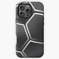 thumbnail image 1 of Black Football Ball Sport Graphic Phone Case for iPhone 16 15 14 13 12 11 Pro Max, 1 of 2