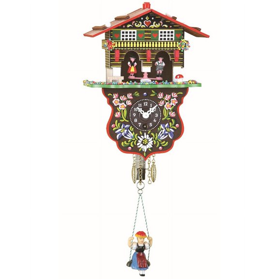 Black Forest Clock Swiss House Weather House TU 808 S