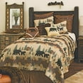 thumbnail image 1 of Black Forest Décor Rustic King Size Comforter Set – Cabin Theme Bedding with Bear and Wildlife Prints, Cozy and Warm Country Lodge Quilt, 1 of 7