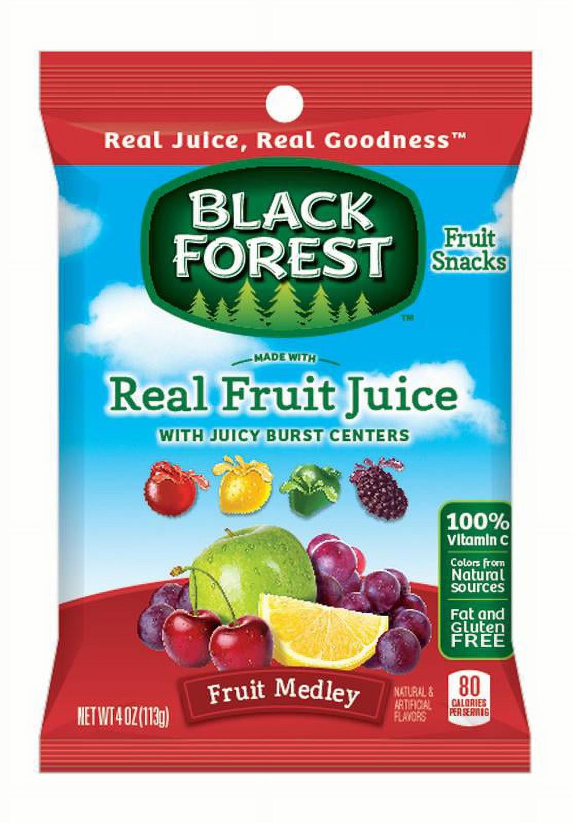Black Forest Fruit Medley Fruit Snack, 4 Oz, Pack of 12