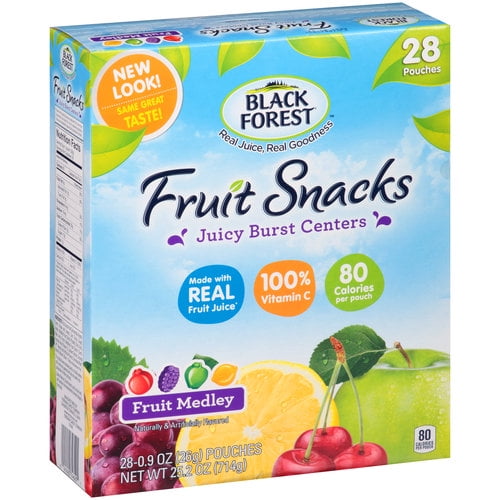 Black Forest Fruit Medley Fruit Snacks Pouches, 22.5 Oz., 28 Count