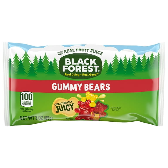 Black Forest Gummy Bears, Fruit Flavor, 3 oz sharepack