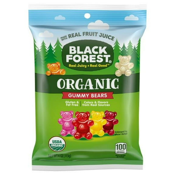 Black Forest Gummy Bears Organic 4 oz (Pack of 2)