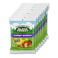 thumbnail image 1 of Black Forest Gummy Worms SBF3&nbsp;Candy, Made With Real Fruit Juice, 6 Ounce Bags (Pack of 8), 1 of 3
