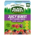 thumbnail image 1 of Black Forest Juicy Burst Fruit Flavored Snacks, Berry Medley, 0.8 oz, 40 Count, 1 of 5