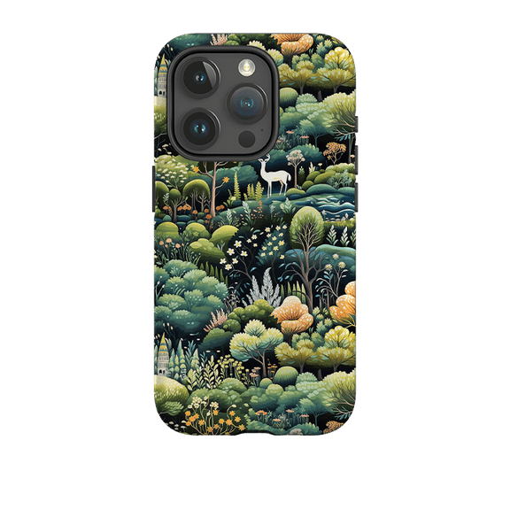 Black Forest Moody Landscape Phone Case for iPhone 16 15 14 13 12 11 Pro Max