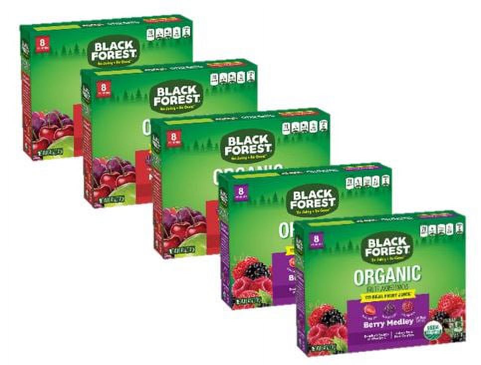 Black Forest Organic Fruit Snacks Mixed Fruit & Berry Medley, 40ct., (0