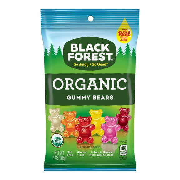 Black Forest Organic Gummies Bears, 4 Oz.