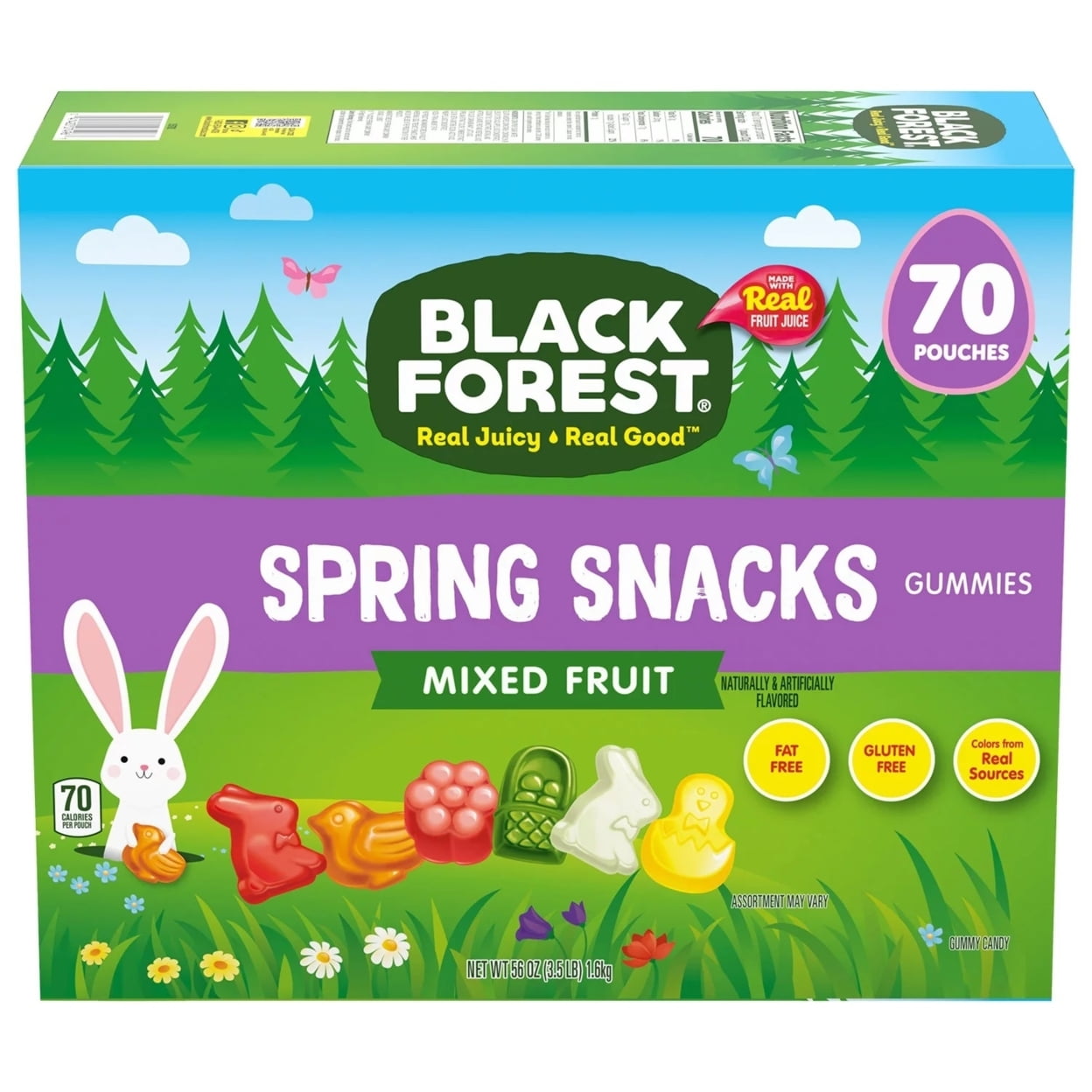 Black Forest Spring Snacks Gummies (70 Count)