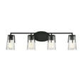 thumbnail image 1 of Black Four Light Bath Bar from the Sacremento Collection, 1 of 5