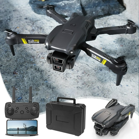 Black Fpv Drone With 1080P Camera, Altitude Hold, Headless Mode And Speed Adjustment Remote Control Toys For Kids Adults And Beginners 12.4X9.3In 0.77Lb