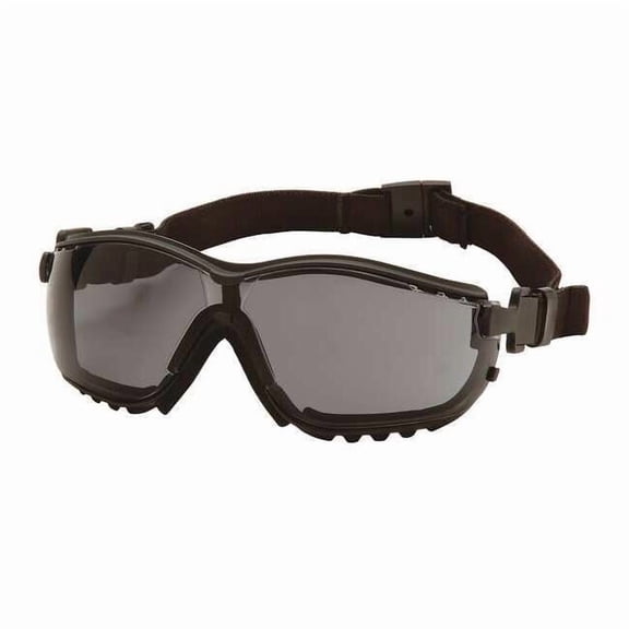 Black Frame/Gray Anti-Fog Lens