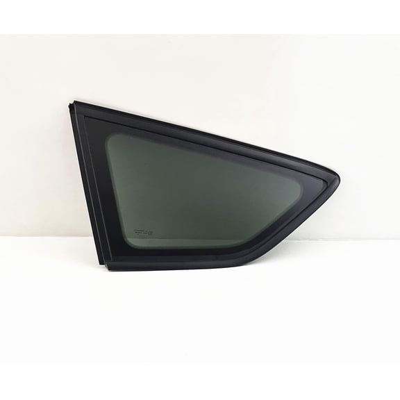 Black Frame Style Tempered Driver Left Side Rear Quarter Window Quarter Glass Compatible with Ford Escape 2013-2016 Models