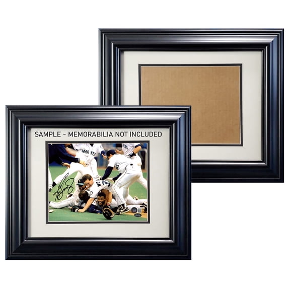 Black Framed 8x10 Photo Framing Kit With 11x14 Option Stock #210994