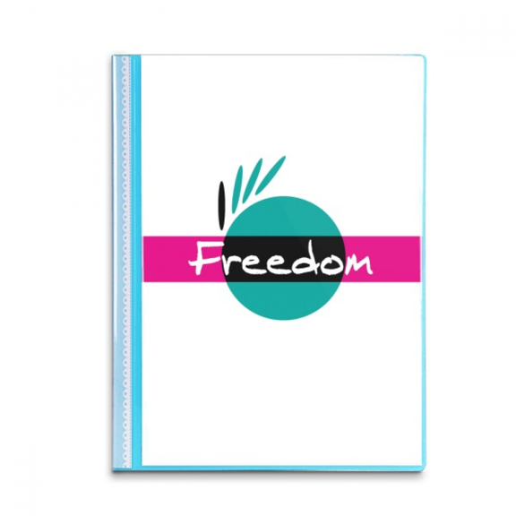 Black Freedom Equal Rights Book Sheet Protectors Portfolio Binder Folder