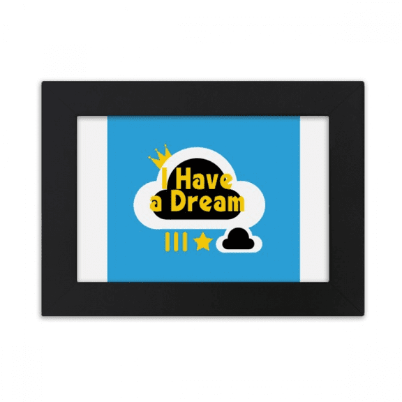 Black Freedom Equality Dream Desktop Photo Frame Ornaments Picture Art Painting