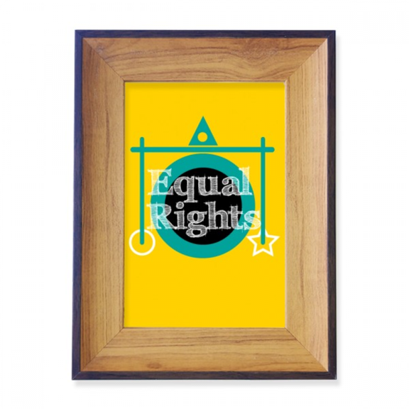 Black Freedom Equality Photo Frame Exhibition Display Art Desktop Painting