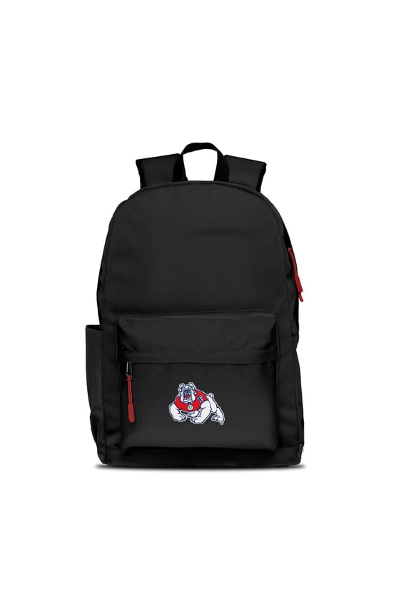 Black Fresno State Bulldogs Campus Laptop Backpack