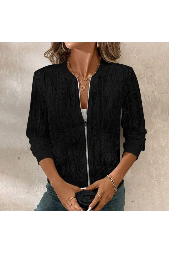 Black*Friday ChaoHeng Women's Coats,Jackets&Vests Women's Knit Cardigan,Fall Winter Open Front Long Sleeve Wrap Sweater