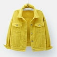 thumbnail image 1 of Black**Friday ChaoHeng Women's Jean Jacket Women's Basic Denim Jacket,Solid Color Spring Fall Essential, 1 of 5