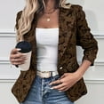 thumbnail image 1 of Black*Friday Chaoheng Blazer Coats for Women Women's Printed Blazer,Short Structured Jacket with Pockets, 1 of 3