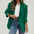 thumbnail image 1 of Black*Friday Chaoheng Blazers for Women Business Casual Women's Business Casual Open Front Blazer,Pocket Detail Long Sleeve Work Jacket, 1 of 9