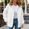 thumbnail image 1 of Black*Friday Chaoheng Winter Clothing for Women Women's Quilted Puffer Jacket Button Front Long Sleeve Down Alternative Coat, 1 of 8