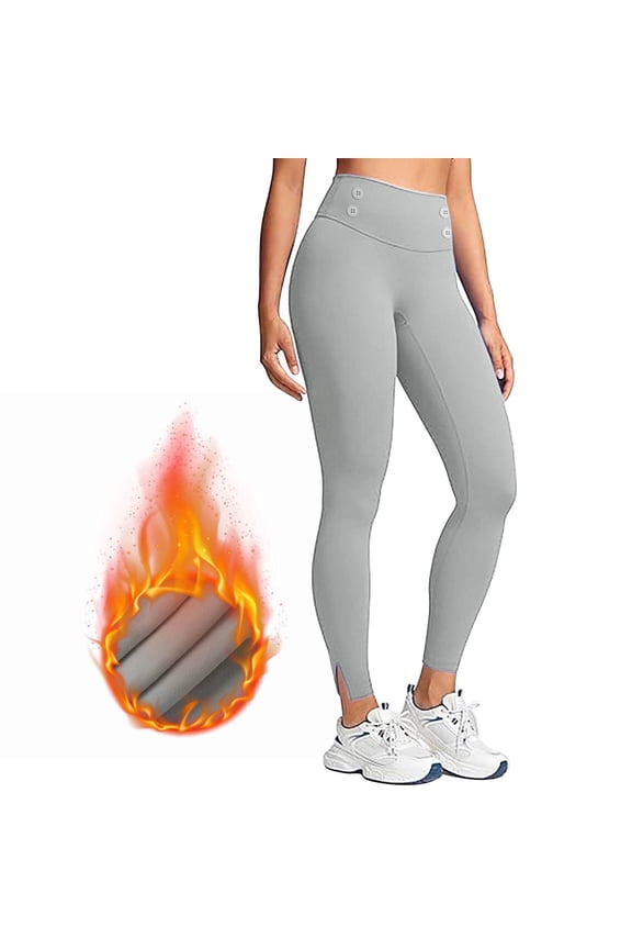 Black**Friday Chaoheng Winter Pants for Women Women's Fleece Lined Pocket Leggings,Thermal Workout & Yoga Pants