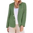 thumbnail image 1 of Black*Friday Chaoheng Womens Blazer Women's Long Sleeve Solid Blazer,Basic Tailored Office Jacket, 1 of 3