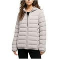 thumbnail image 1 of Black**Friday Chaoheng Womens Coats Outerwear Winter Women's Lightweight Puffer Jacket,Slim Hooded Short Down Coat, 1 of 6
