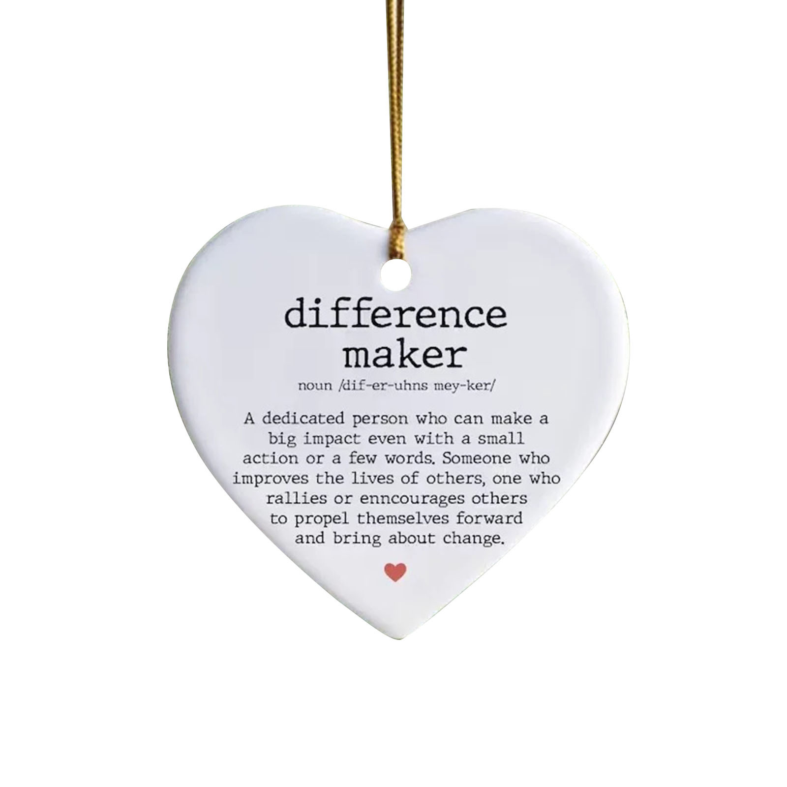 Black and Friday Christmas Trees Kuluzego Christmas Loveshaped Pendant