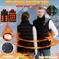 thumbnail image 1 of Black*Friday Clearance under $5 GaThRRgYP Women's Heated Fleece Lined Vest Stand Collar Winter,Heated Coat for Men and Women'sleeveless Heating Heated Jacket Winter Heating Coat Black L, 1 of 9