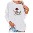 thumbnail image 1 of LEAVINGSUO Womens Plus Size Clearance $10 Fashion Women Round Neck Long Sleeve T-Shirt Printing Sweatshirt Blouse Tops, 1 of 6