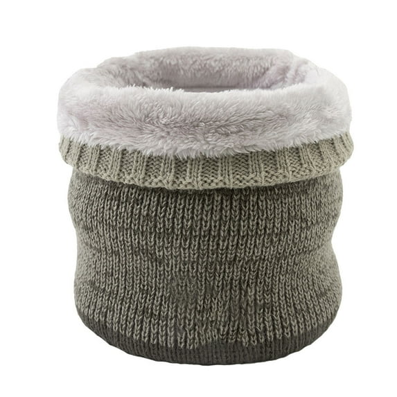 Black· Friday Clearance under 10 Winter Scarf for Women Unisex Color Neck Warmer Fleece Knitted Scarves Warmer Scarf Shawl & Warps