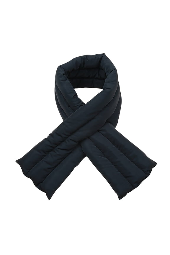 BlackĀ· Friday Clearance under 10 Winter Scarf for Women Unisex Winter Thick Down Solid Color Scarf For Cold And Warm Scarf Shawl & Warps