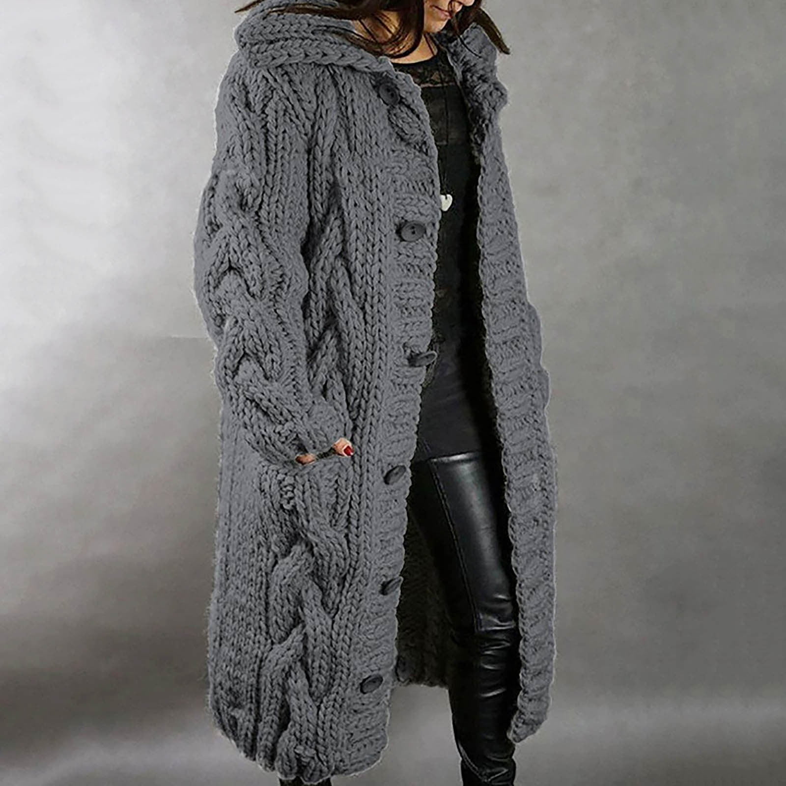 Black and Friday Clothing Sales Idoravan Cardigan Sweaters for  display picture 1