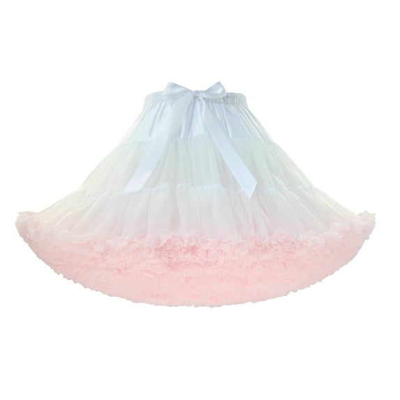 Black and Friday Clothing Sales Idoravan Tulle Tutu Skirts for Women Clearance Women Short Soft Yarn Breathable Princess Skirt for Adult Mesh Puffy Skirt Gray