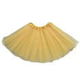 thumbnail image 1 of Clothing Idoravan Tulle Tutu Skirts for Women Womens Fashion Pleated Gauze Short Skirt Adult Dancing Skirt Gauze Dress Gold, 1 of 4
