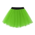 thumbnail image 1 of Black and Friday Clothing Sales Idoravan Tulle Tutu Skirts for Women Womens Fashion Pleated Gauze Short Skirt Adult Dancing Skirt Gauze Dress Green, 1 of 4