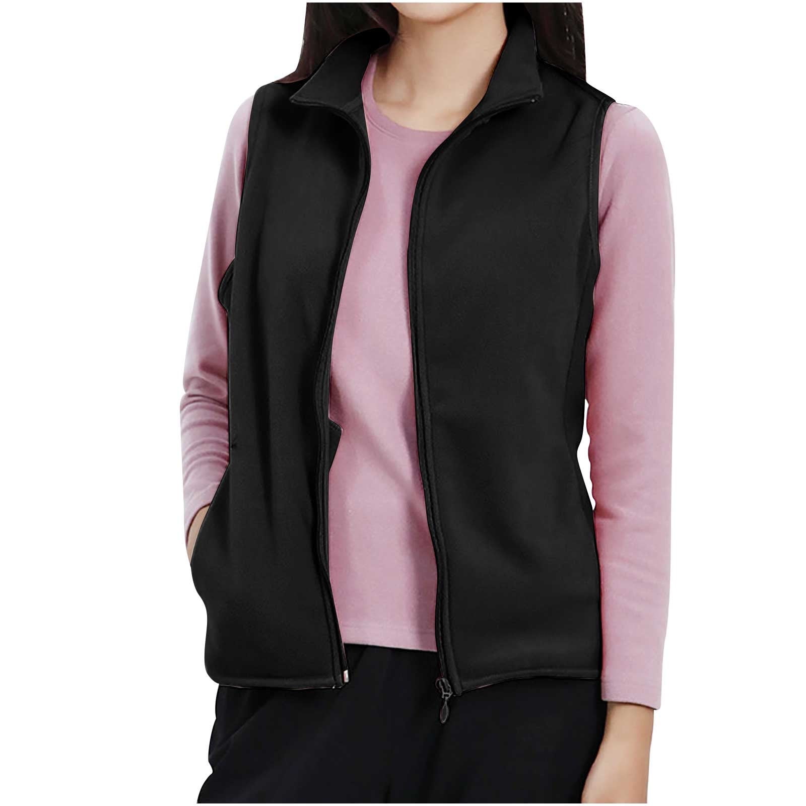 Black and Friday/Cyber .Monday Deals Hueook Winter Vest for Women Lightweight Warm Winter Coats