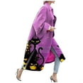 thumbnail image 1 of Black and Friday/Cyber .Monday Deals Viikei Women's Hooded Sweatshirt Long Sleeve Pullover Hoodies for Women Fashion Women Printed Pocket Jacket Outerwear Cardigan Overcoat Long Trench Coat, 1 of 5
