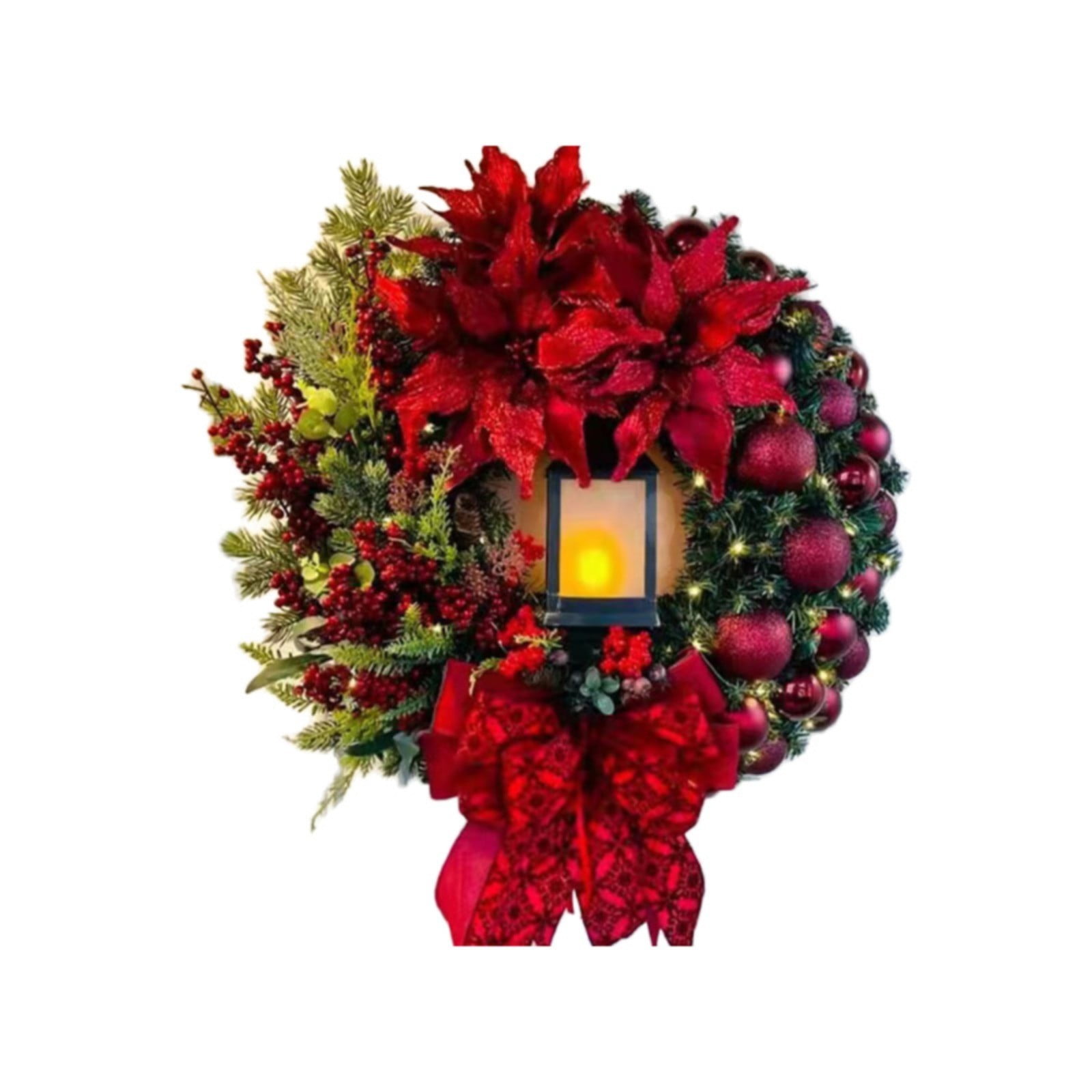 Black and Friday Deal 2024!2024 Large Christmas Wreaths For Front Door