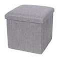 Black and Friday Deal 2024!Folding Storage Ottoman Cube Saving Storage