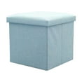 Black and Friday Deal 2024!Folding Storage Ottoman Cube Saving Storage
