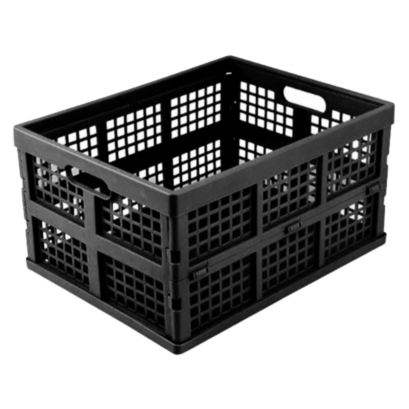 Black and Friday Deal 2024!Milk Crate Crate Folding Plastic Storage