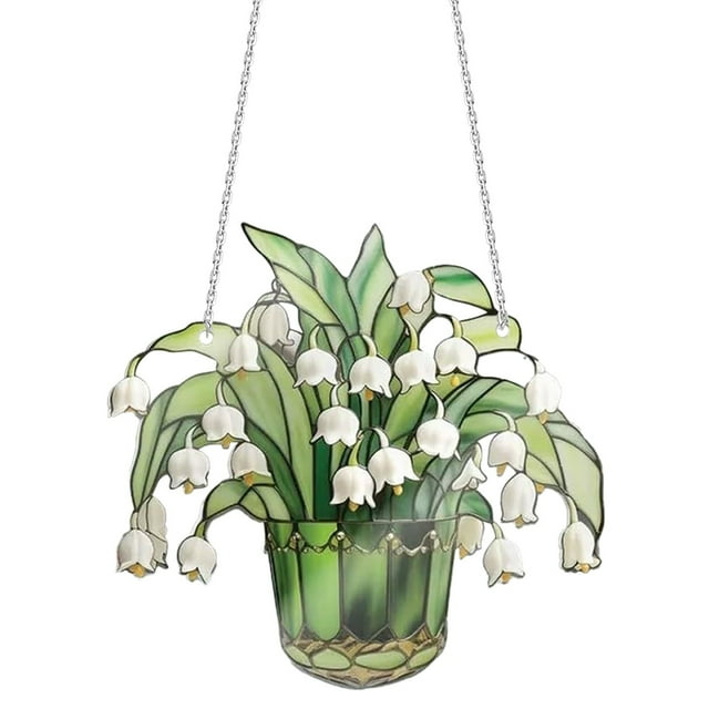 Black and Friday Deal 2024!Of The Valley Decor Stained Glass Decor