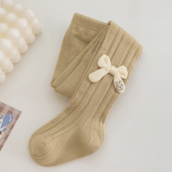 Black and Friday Deal KkSLirnhs Toddler Socks Girls Clearance Girls Tights Winter Elastic Warm Pantyhose Children's Bottom Socks (1-12 Years Old) Yellow S