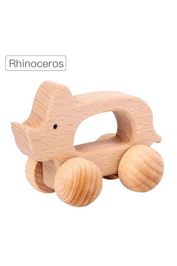 Let's Make Wooden Car Toys,Handmade Montessori Nursing Wood Rattle Toy Cars,kids,Black