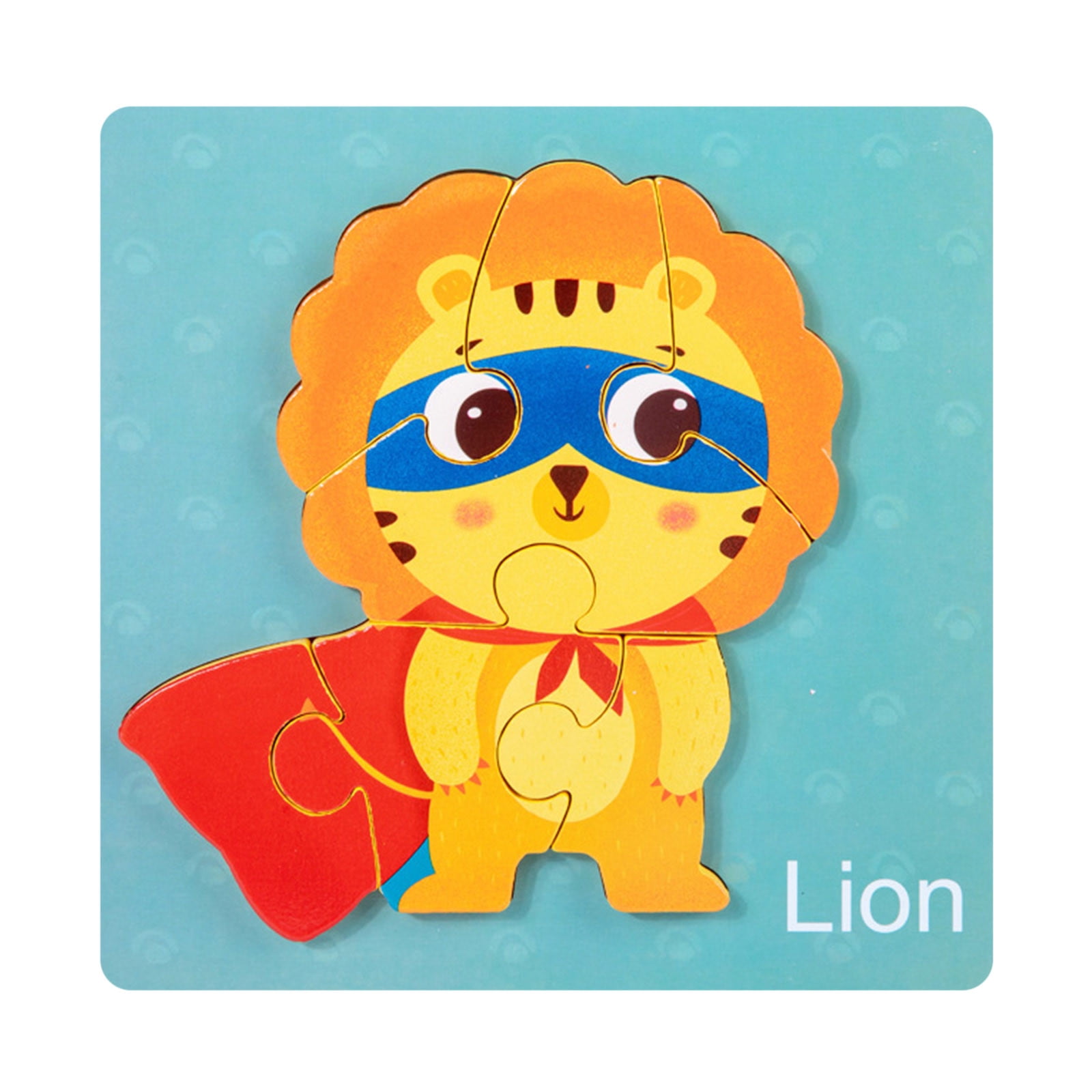 Tuscom Wooden Puzzles Animal Toddlers Kids, 1 xWooden Puzzle Toy